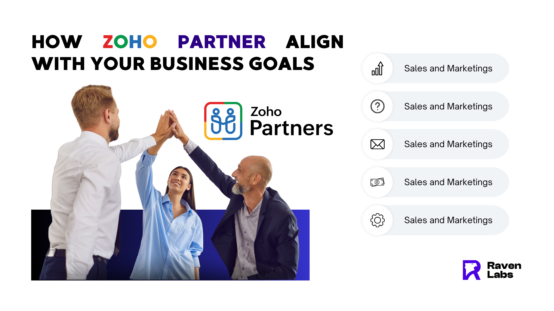 zoho partners aligns with business golas