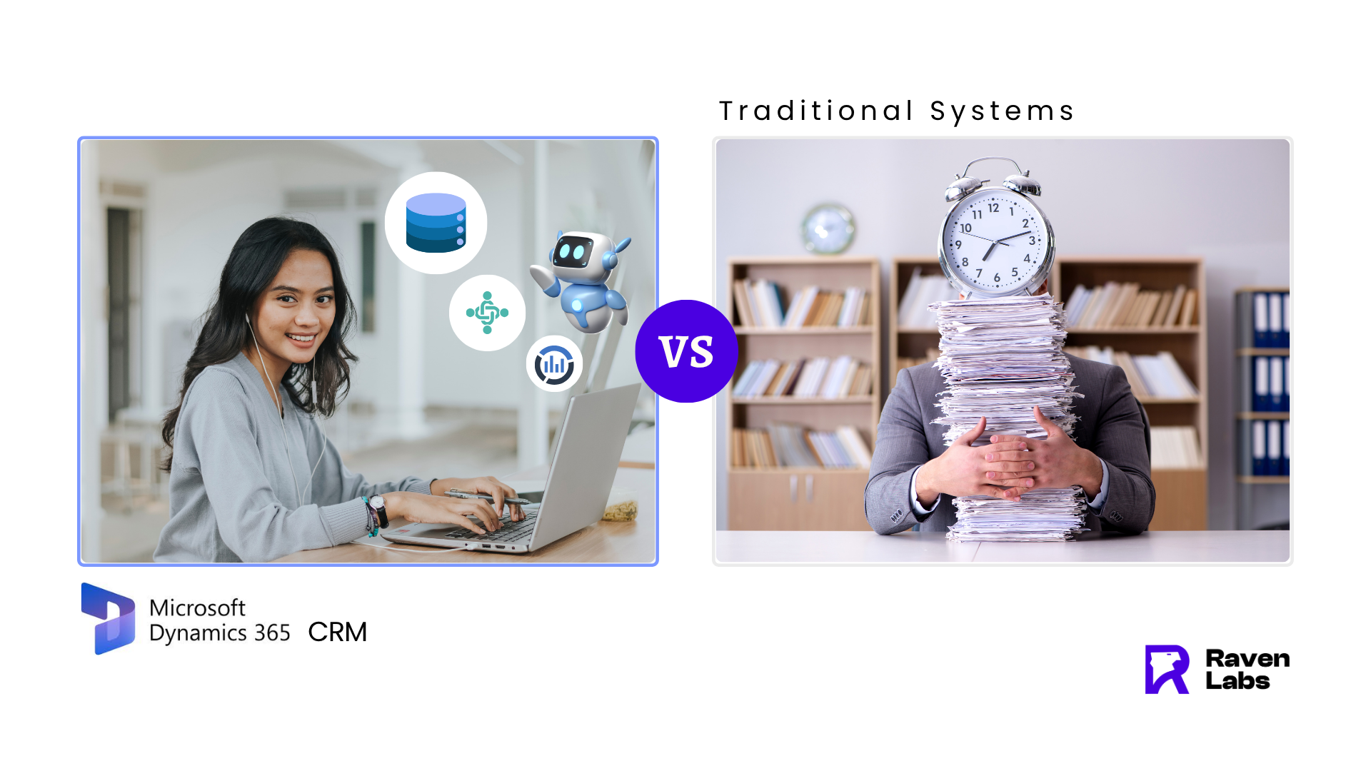 Comparison of Microsoft Dynamics 365 CRM with traditional legacy systems for business management