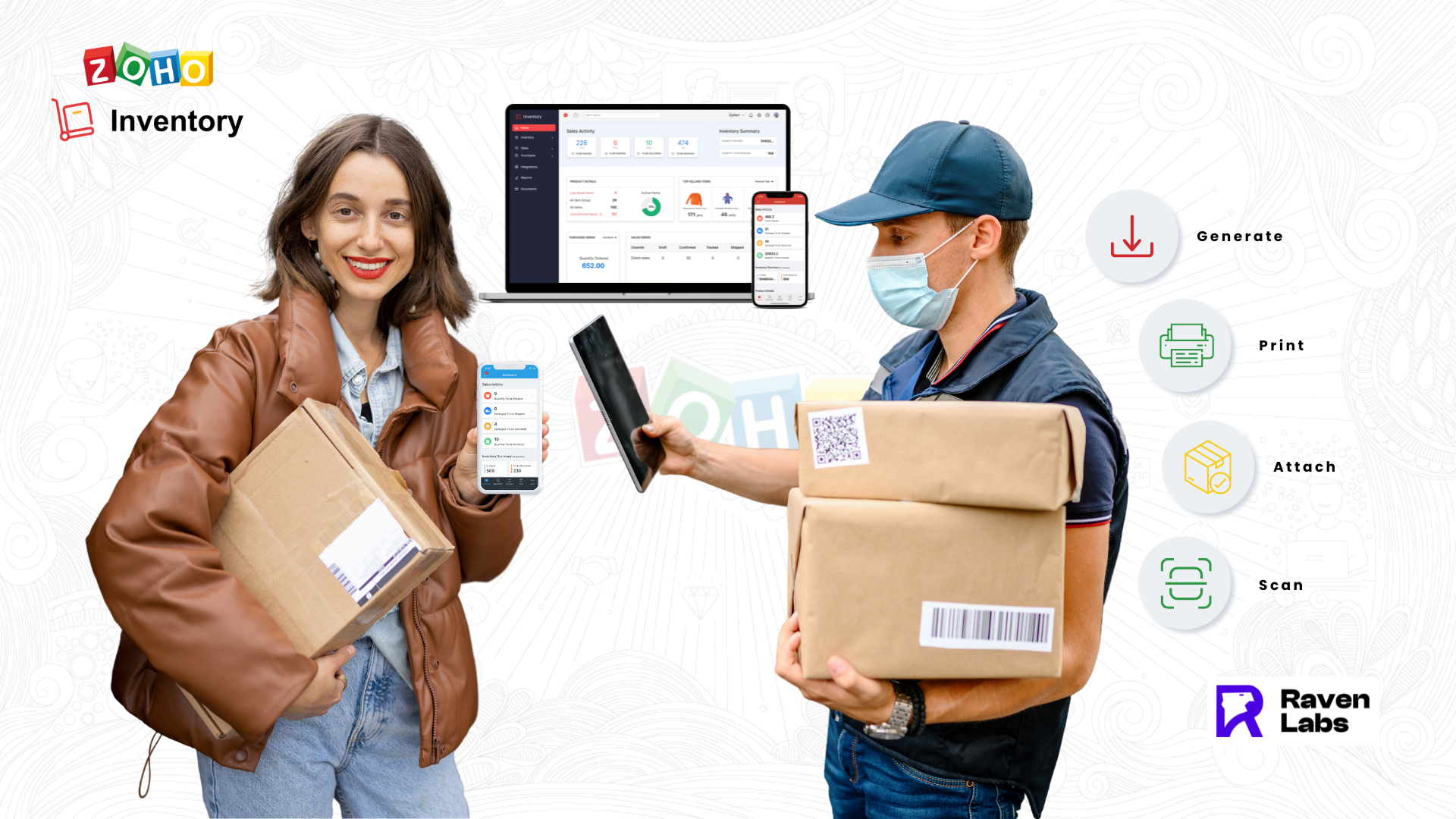Zoho Inventory Barcode Generator